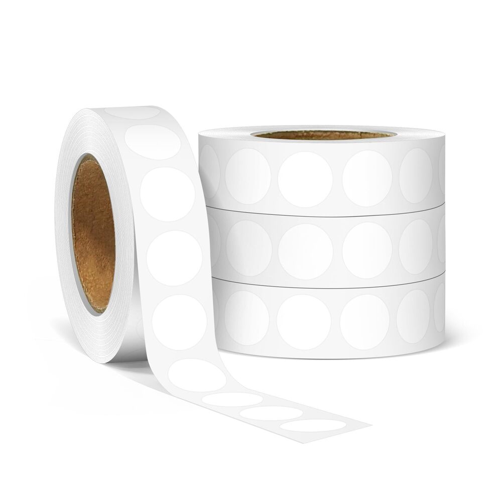 6988 4000PCS 1/2" Small Round Dot Stickers,0.5 Inch 4 Rolls Color Coding